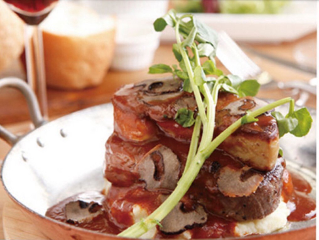 一番人気！牛フィレとフォアグラのステーキ