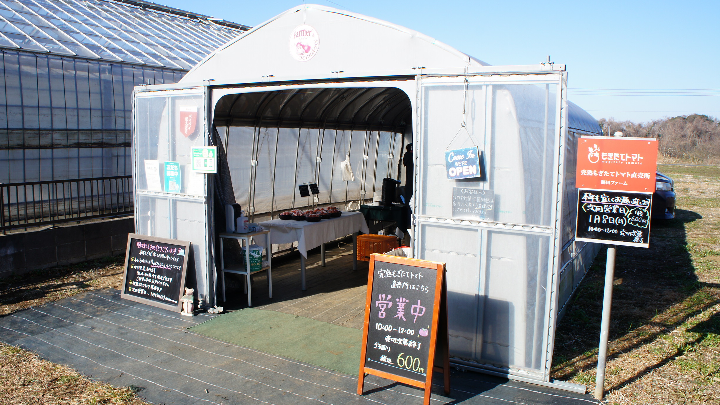 完熟もぎたてトマト直売所