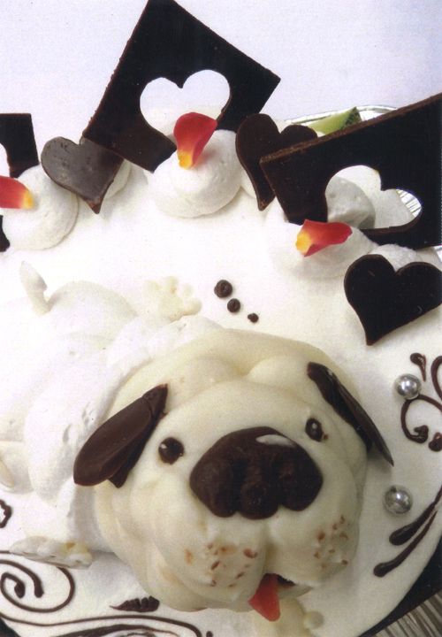 ペットの顔をケーキに再現
