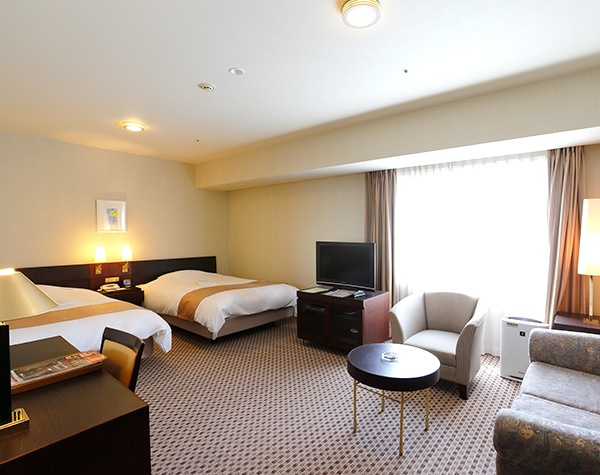 居住性を重視したくつろぎのゲストルーム