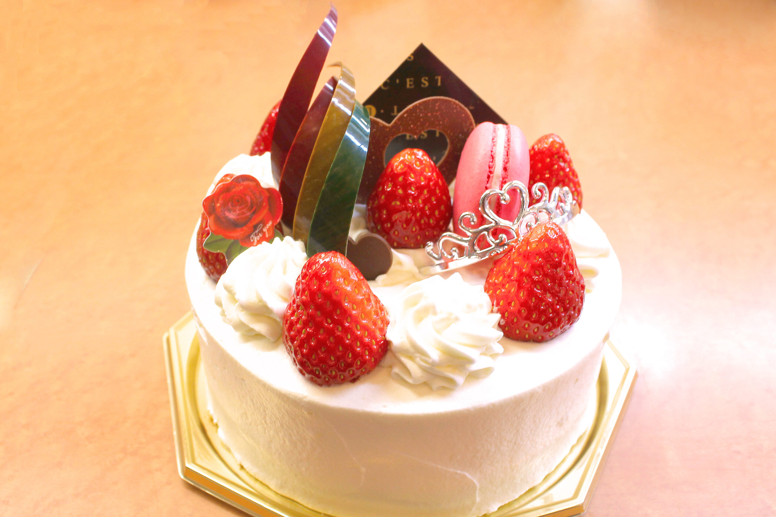 生デコレーションケーキ