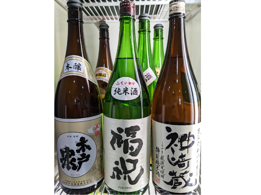 日本酒のラインナップ