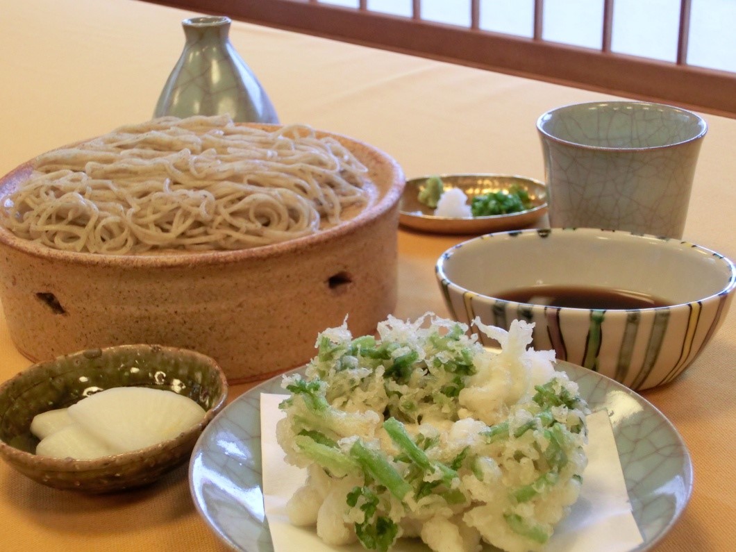 白魚のかき揚げ天せいろ