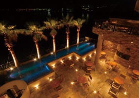 人気のテラス席