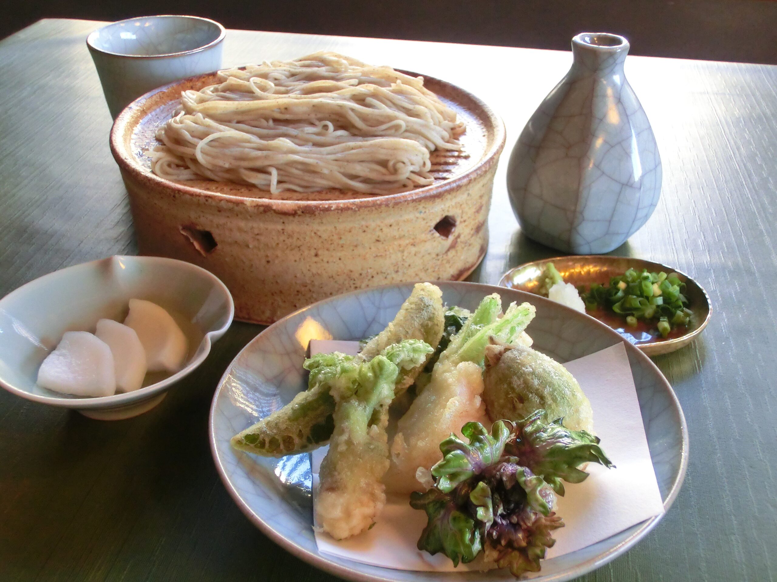 春野菜の天せいろ