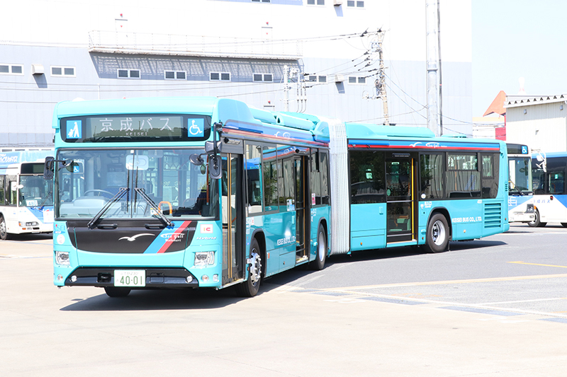 新型連節バスが運行中!!