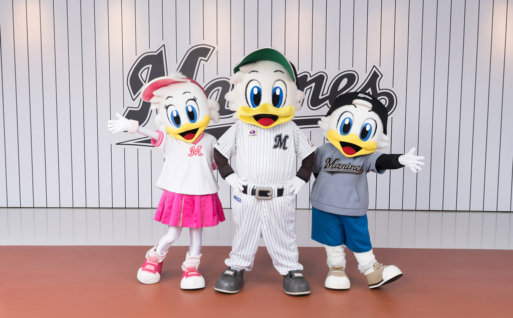 マスコット マーくん、リーンちゃん、ズーちゃん