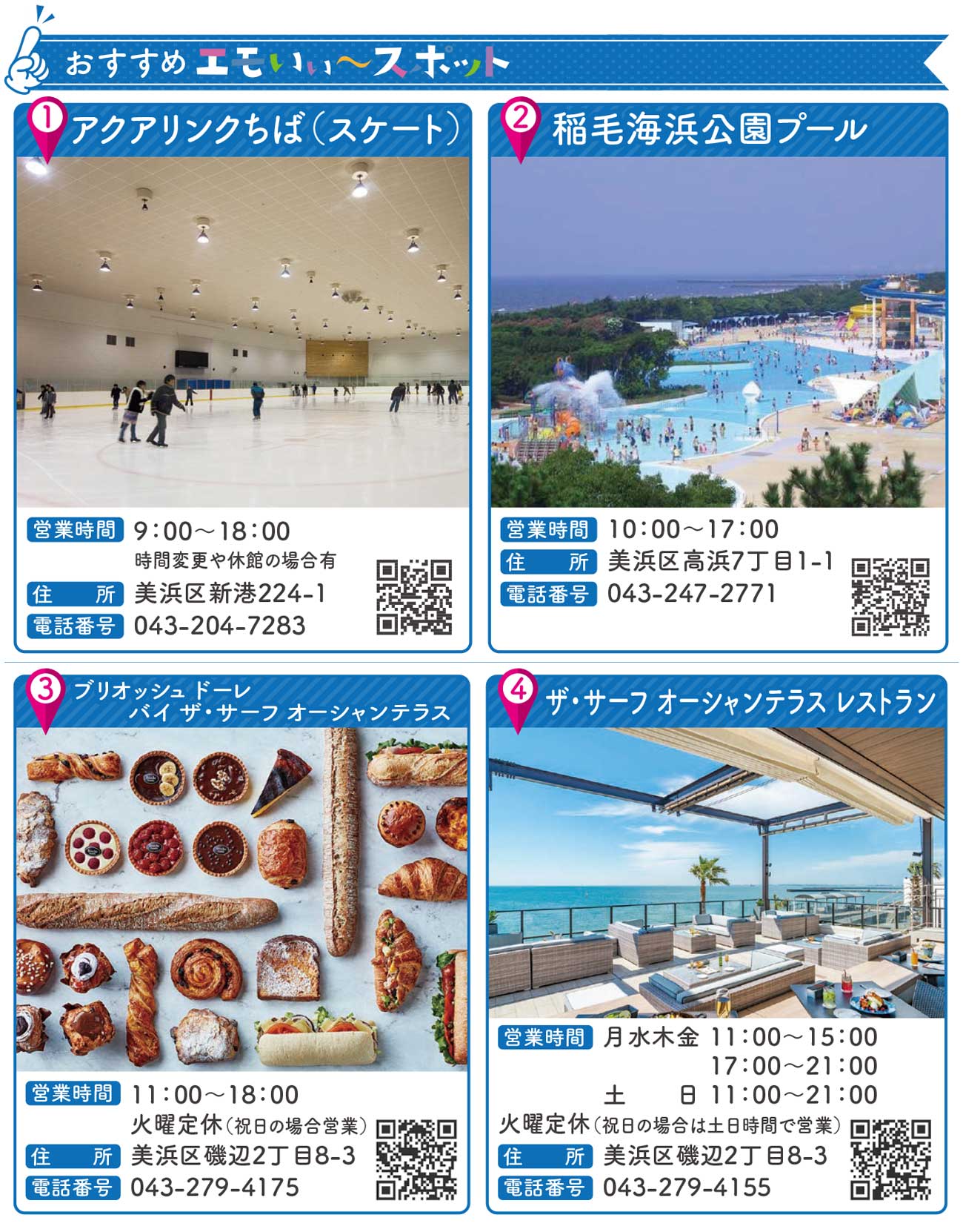 海辺エリアの詳細マップ 1